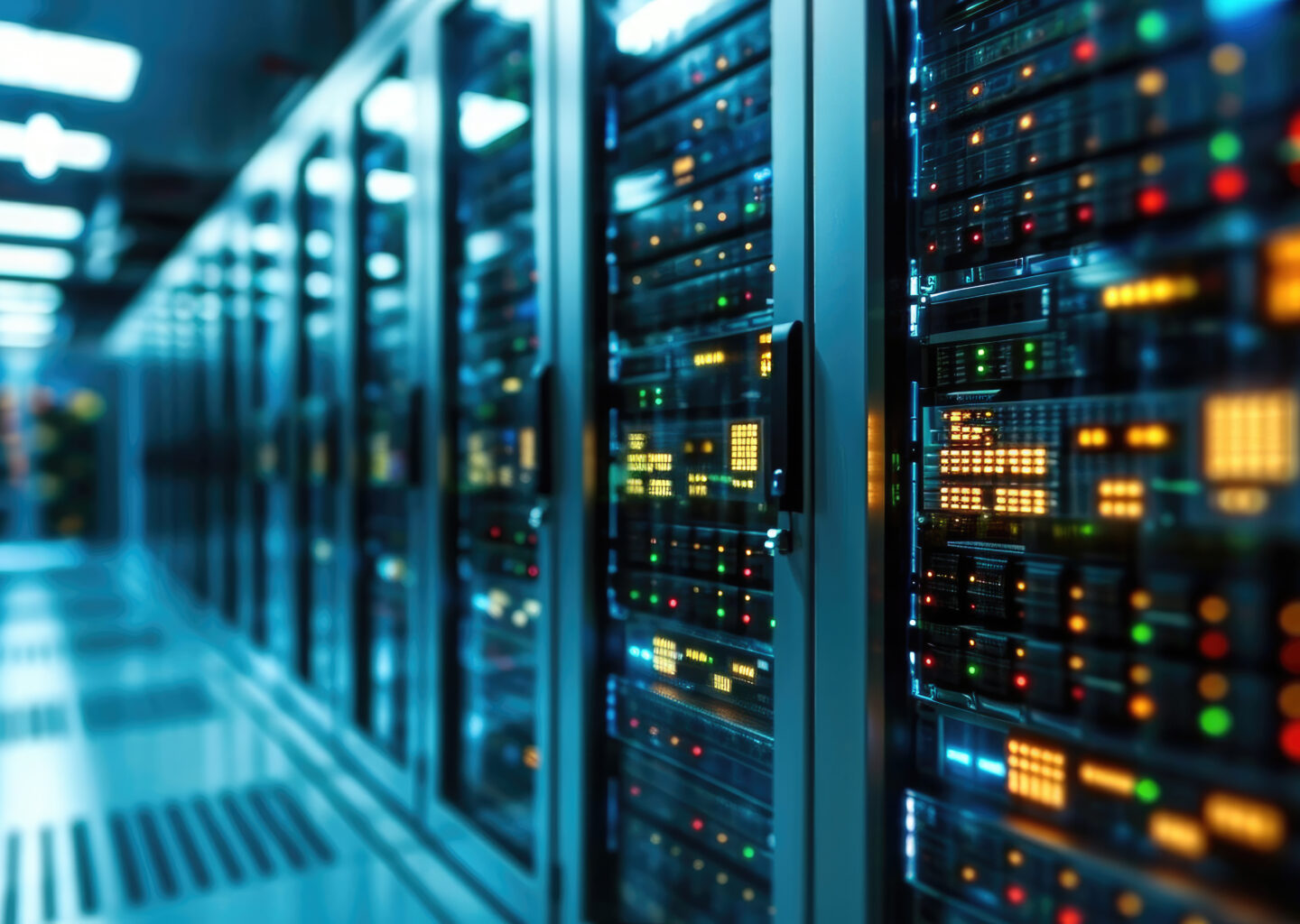 A server room data center